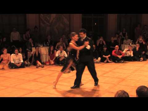  Mariana Montes  and  Sebastian Arce  are  dancing  to  the  vals  "  Ilusion Azul  "  by  Alfredo De Angelis  in  2013