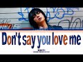Jin 진 Don T Say You Love Me Color Coded Lyrics