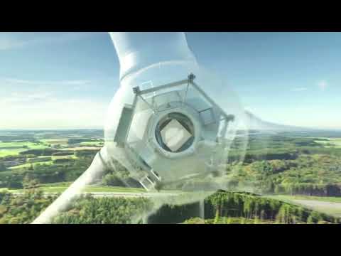 Wind Turbine 3D Animation - Nordex