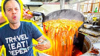 Most EXTREME Street Food in Asia - BIGGEST Horse Noodle EVER Made + INSANE 18 Hour UZBEK Food Tour!!