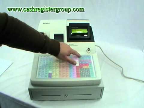 Sam4s ER 5200M Demonstration of features sales promotion