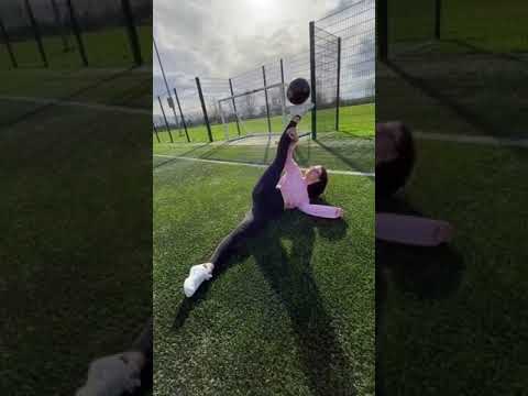 lia lewis freestyler football girl #shorts