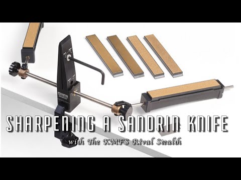 How to Sharpen a Sandrin Tungsten Carbide Knife with the KMFS Rival System