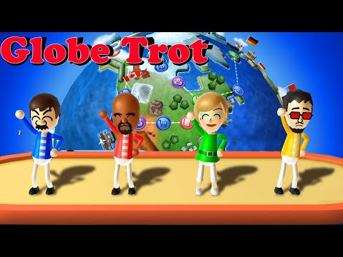 Wii Party Globe Trot - Mario Vs Matt Vs Alisha Vs Akira (Master Difficulty)