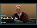 BGH Online Sportwetten