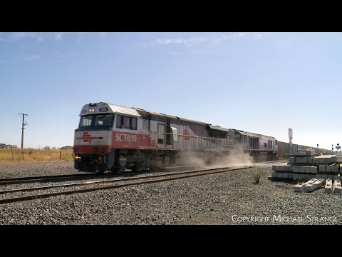 7922V SBR / SCT Dooen Container Train With BlueScope Steel Containers (12/1/2023) - PoathTV Railways