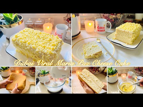 വെറുതെ അല്ലാട്ടാ ഇത് ഇത്രേം വൈറലായത്😱കിടിലൻ taste😋👌/Dubai Viral Maria Paz Cheese Cake/ Zenooz world