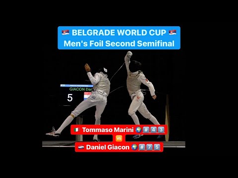 Belgrade World Cup 2022 SMF - L4 - Marini ITA v Giacon NED