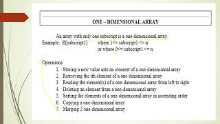 CHAPTER 2 ARRAY