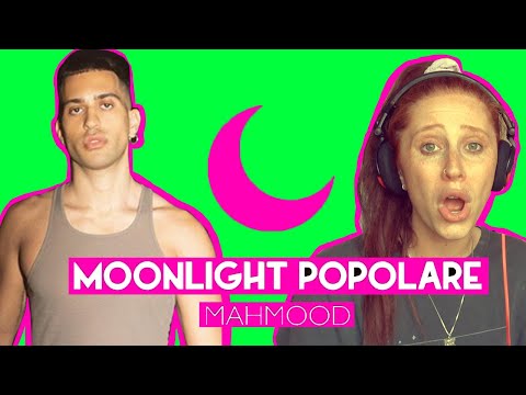 BRITISH GIRL REACTS TO MAHMOOD // MOONLIGHT POPOLARE // MUSIC VIDEO