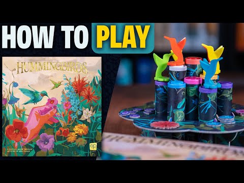 Hummingbirds | How to Play | Learn to Play in 3 Minutes! | Hidden Sand Timer Board Game Tutorial