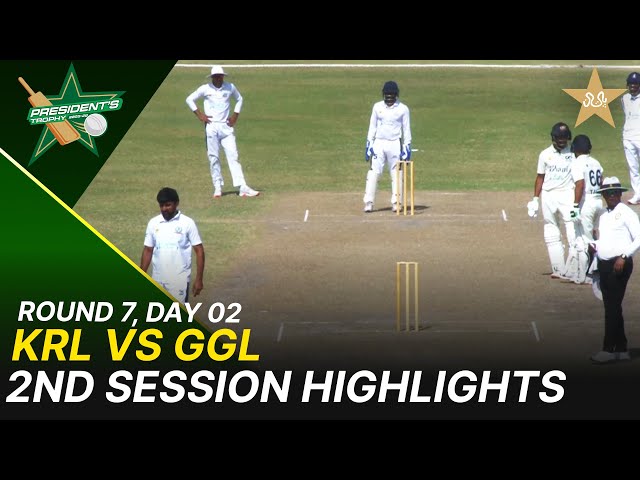 2nd Session Highlights | KRL Vs Ghani Glass | President Trophy | 2025-26 | Day 2 | PCB | M2Y1H