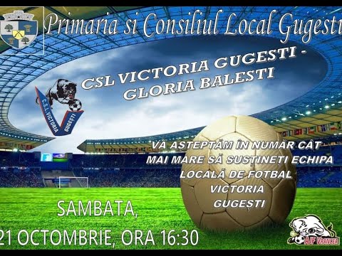 Fotbal  L 4 @SDV TV    Victoria Gugesti - Gloria Balesti