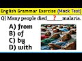 English Grammar Exercise Preposition Mock Test With Explanation 30 Questions From Proposition