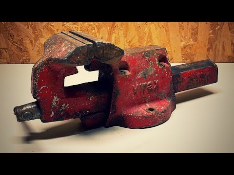 Old Rusty Virax Vise Restoration