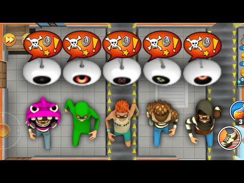 Robbery Bob 2 - All Costumes Funny Gameplay Part 52