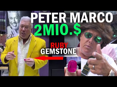 Peter Marco 2 Mio $ Ruby Gemstone Diamond Ring / The Gem Expert