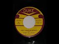 BOBBY "Blue" BLAND "Don`t Want No Woman"  US - DUKE 1957