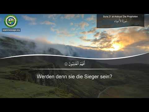 Quran Surah 21 Al-Anbiya (German translation)
