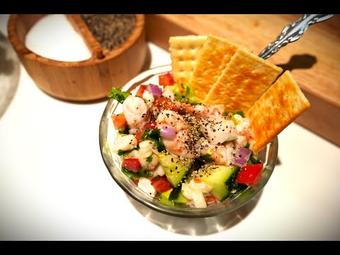 The Easiest Recipe for Making Fresh Ceviche in Your Own Kitchen! CC/Subtitles All Languages!