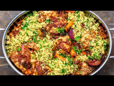 Easy Moroccan-inspired chicken couscous dinner
