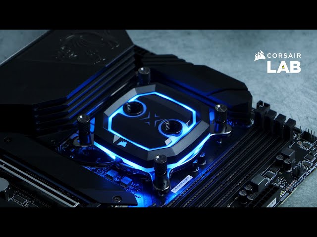 Block CPU Corsair Hydro X Series XC7 GB PRO (1700/1200/AM4) - White/black