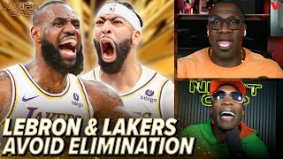 Unc & Ocho react to LeBron & Lakers beating Nuggets in Game 4, avoiding elimination | Nightcap