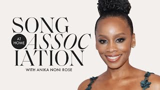 Anika Noni Rose Sings Bruno Mars, Mariah Carey &amp; &quot;O Holy Night&quot; in a Game of Song Association | ELLE