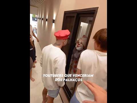 YouTubers que venceriam dos palhaços ☠️ #taspio #joaocaetano #vinimarioto #zanella