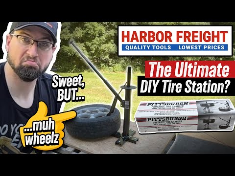 Harbor Freight Tire Changer Works Great, BUT... - Making a portable tire changing station!