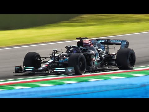 Thumbnail for 2019 Mercedes-AMG W10 w/ 2022 Pirelli 18-inch Prototype Tyres Testing at Imola! by Mercedes-AMG, Supercar, Car