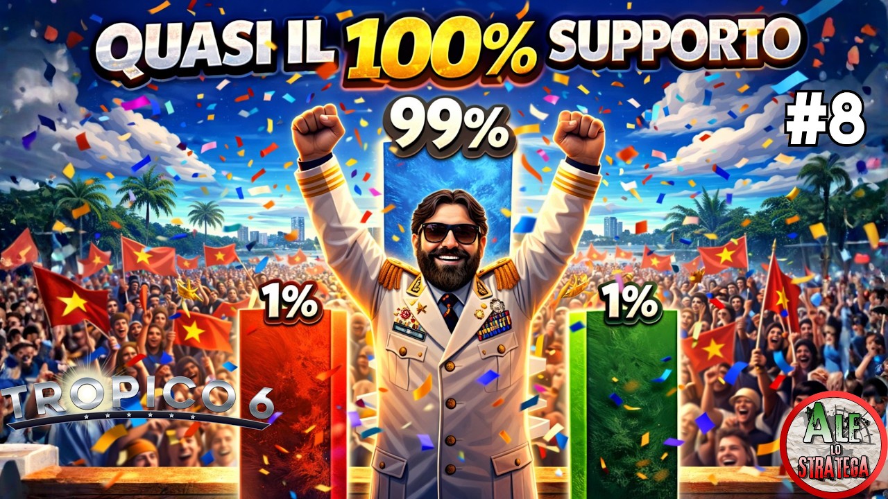 QUASI IL 100% DI SUPPORTO || TROPICO 6 gameplay ITA || IL LAMA DI WALL STREET #8