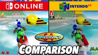 Wave Race 64 Graphics Comparison (Switch Online vs. N64)