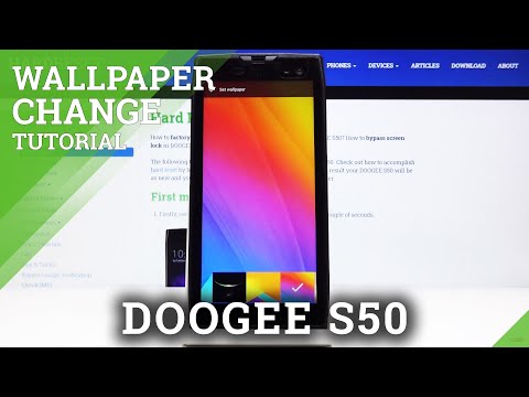 How to Change Wallpaper in DOOGEE S50 – Wallpaper Settings