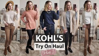 Kohl's Try On Haul Part 1 | Lauren Conrad, Vera Wang, Apt. 9 Sweaters, Leggings, Etc | Lindsey Loves