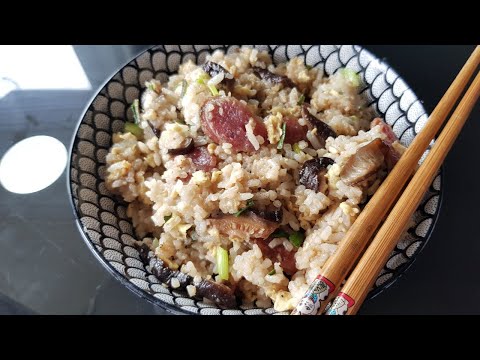 Recette Riz cantonais - Riz Sauté facile - 炒饭 - chǎo fàn - Cantonese Fried Rice