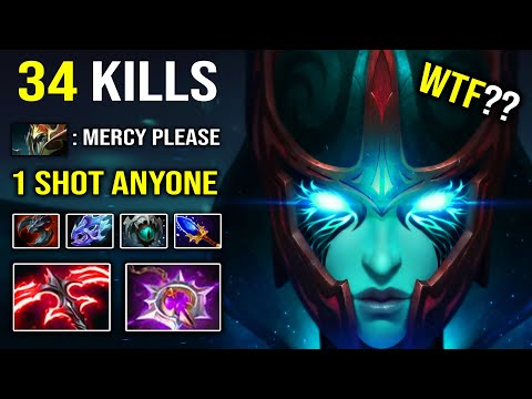 OVERPOWER LEVEL 2 DESOLATOR 1 Shot Anyone Like a Creep with 133k Damage 34Kills Vs 10K MMR DotA 2