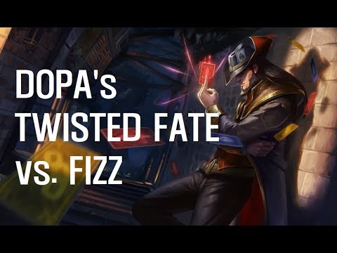 [Translated] Dopa's Educational Video on Twisted Fate (vs. Fizz)