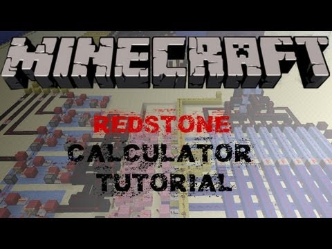 Nathan's Sandbox - Minecraft Tutorial: HOW TO BUILD A REDSTONE CALCULATOR (1.6+ / 1.7+) - Vanilla Minecraft Tutorial