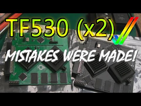 Commodore Amiga TF530 Build x 2 - Mistakes were made... (68030 + 2MB + 68882 FPU + IDE)