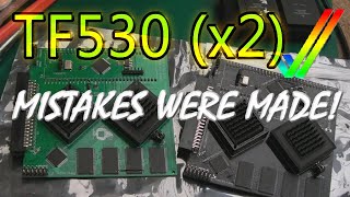 Commodore Amiga TF530 Build x 2 - Mistakes were made... (68030 + 2MB + 68882 FPU + IDE)