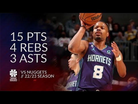 Dennis Smith Jr 15 pts 4 rebs 3 asts vs Nuggets 22/23 season