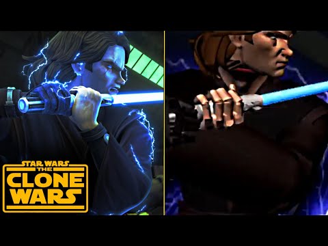 Anakin Skywalker Kills Admiral Trench | Star Wars: The Clone Wars Season 7 Story Reel Comparison