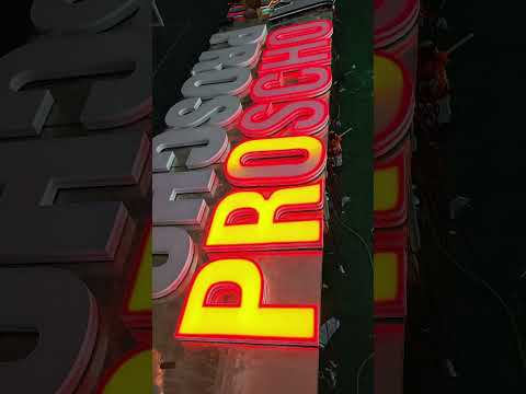 Do you know what is the popular and new LED sign technology in China? #sign #signage #design #led