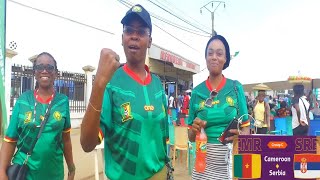 Cameroon vs Serbia, Vlog at the Fan Zones in Yaounde, Cameroon