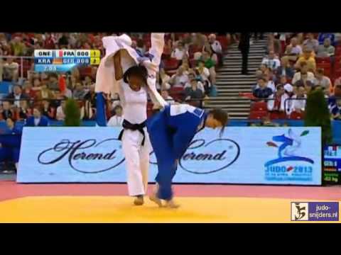 Judo 2013  European Championships Teams: Gneto (FRA) - Kraeh (GER) [-52kg] semi-final