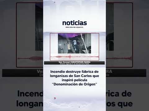 Incendio destruye fábrica de longanizas de San Carlos que inspiró película “Denominación de Origen”