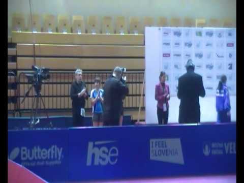 2012 Slovenia Junior & Cadet Open - ITTF Premium Junior Circuit  Singeorzan Arina Dora SDV_0336.MP4