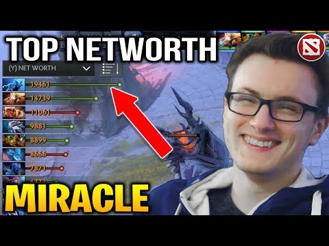 Miracle Razor 7.21 Dota: Top networth is belong to him as always