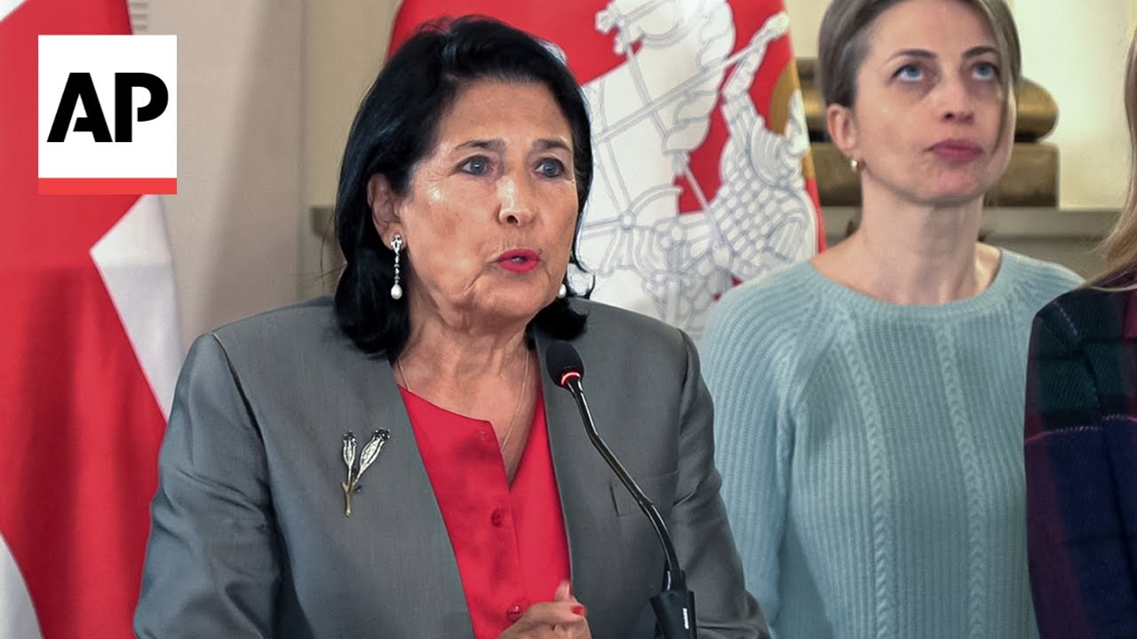 Georgia's president says the country was the victim of a Russian 'special operation' in election